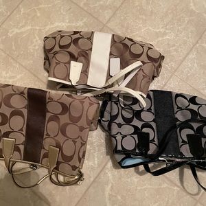 3 Coach bags
